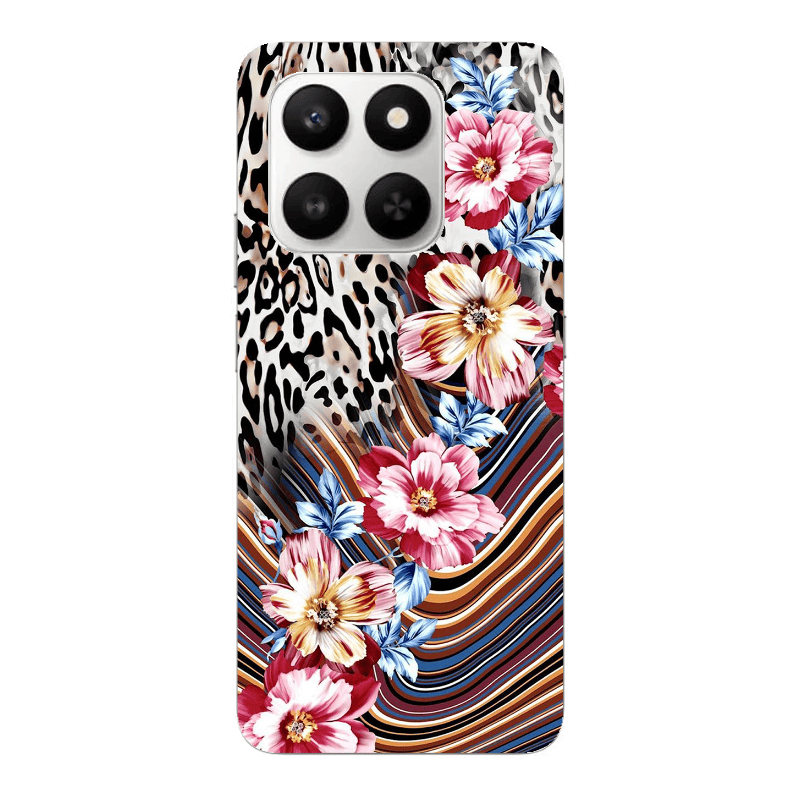 Honor Magic 400 Smart Leopar patterned Transparent Silicone TPU Θήκη